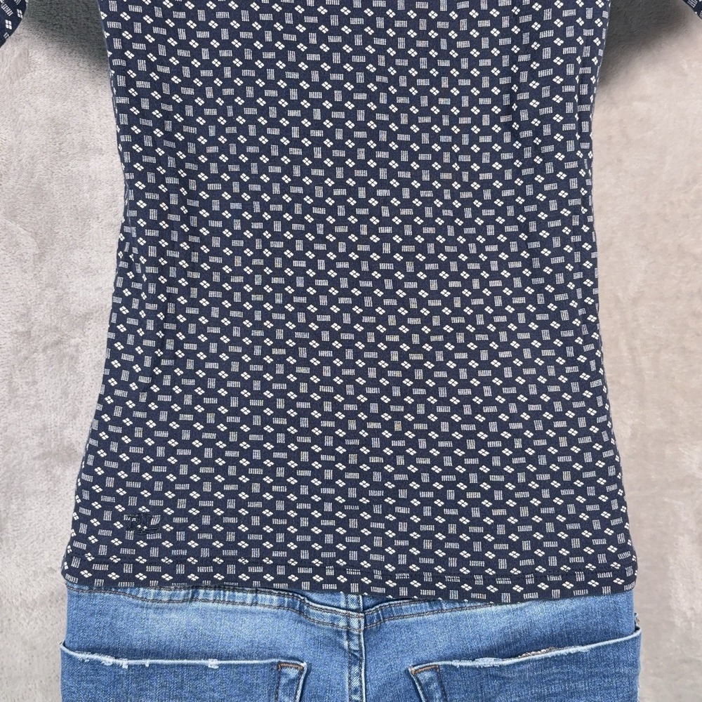 Lauren Ralph Lauren Top Womens Size Small Multicolor‎ Y2K Fitted Baby Tee - Picture 6 of 8